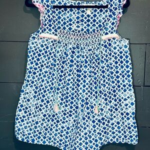 Matilda Jane Blue and White Floral Dress